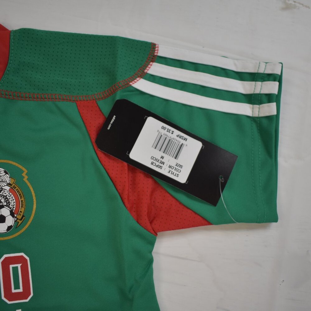 adidas Little Kids Mexico El Tri Selección Futbol Soccer Jersey New M (5-6) - Picture 8 of 11